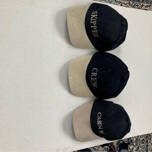 Nautical Themed Caps - Skipper, Crew, Cabin Boy